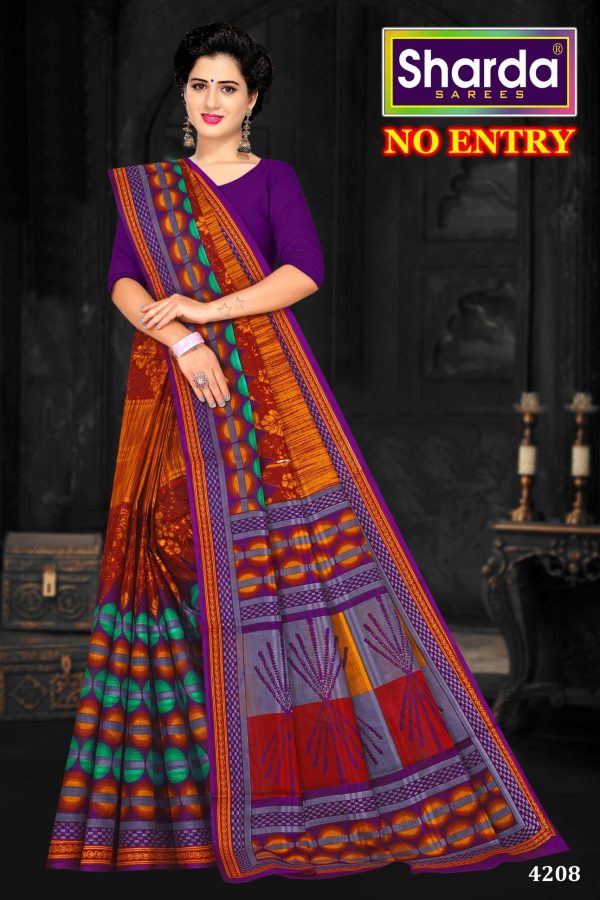 Vibrant Mosaic Dream Sari