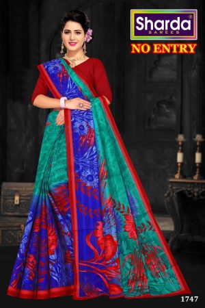 No Entry Everyday Elegance Multicolored Sari