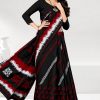 Black Saree with Black Border - Understated Elegance