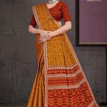 High Street Varli B.P Cotton Saree Draped Elegantly