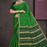 High Street Varli B.P Cotton Saree Draped Elegantly