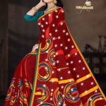 Full View of Shree Khestra Cotton Saree in Maroo