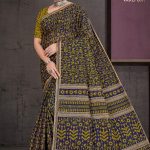 High Street Varli B.P Cotton Saree Draped Elegantly