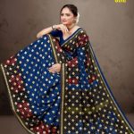 New Italian Gold Cotton Saree with Rich Design