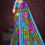 Kuber Sampatti Siroski Cotton Saree Draped Elegantly