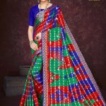 Kuber Sampatti Siroski Cotton Saree Draped Elegantly