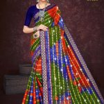 Kuber Sampatti Siroski Cotton Saree Draped Elegantly