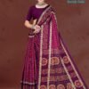 Shaktiman Batick Saree Barbie Pink Cotton with Batik Print